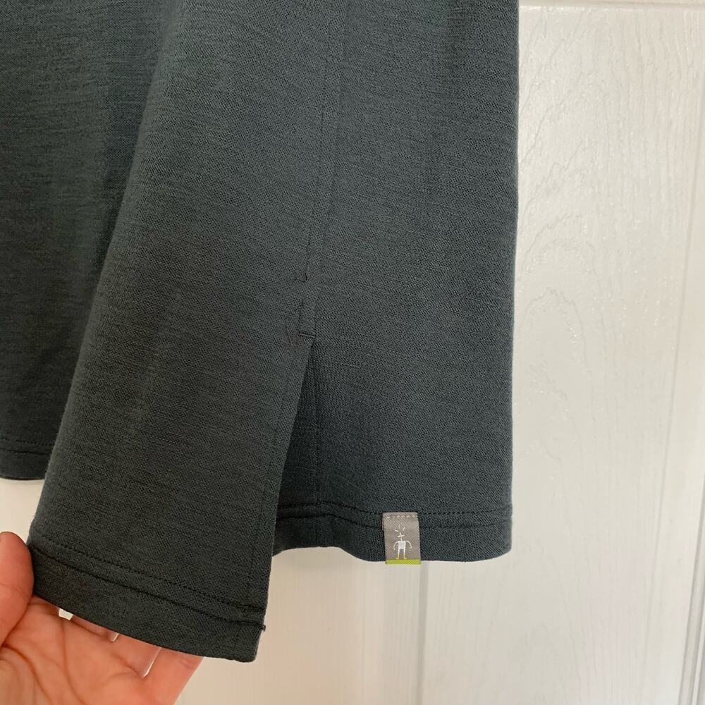 Smartwool Gray Merino Wool Blend Side Slit Pencil Skirt XS - Picture 3 of 9